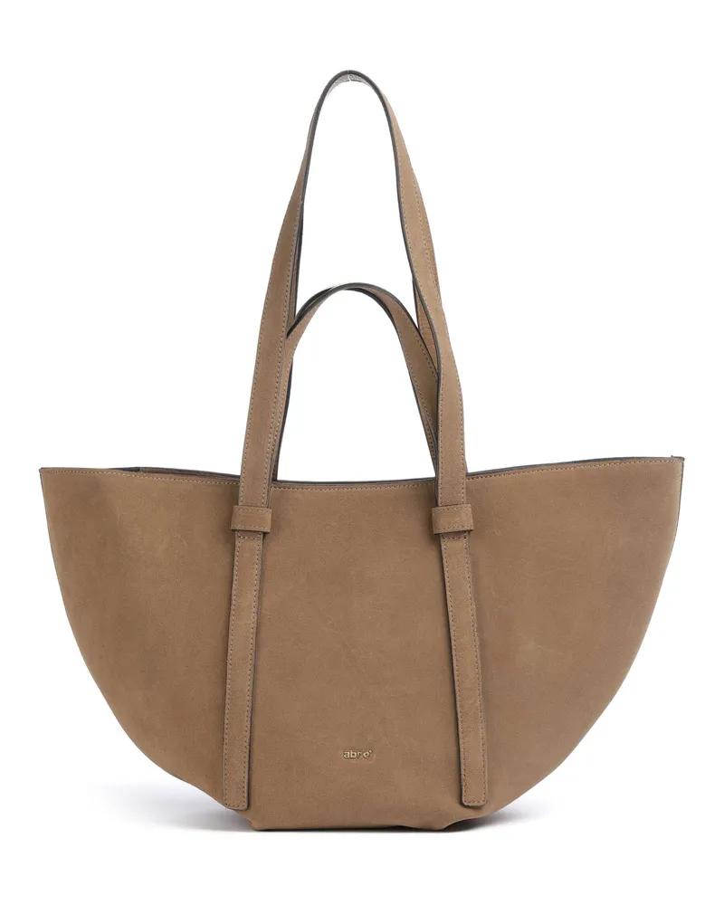 Abro Shopper Suede Cosmo Medium in braun Braun