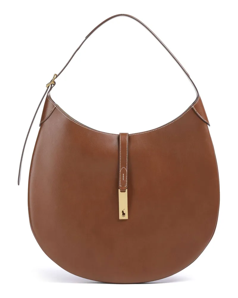 Ralph Lauren Beuteltasche ID Collection Medium in braun Braun