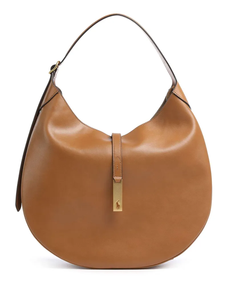 Ralph Lauren Beuteltasche ID Collection Medium in braun Braun