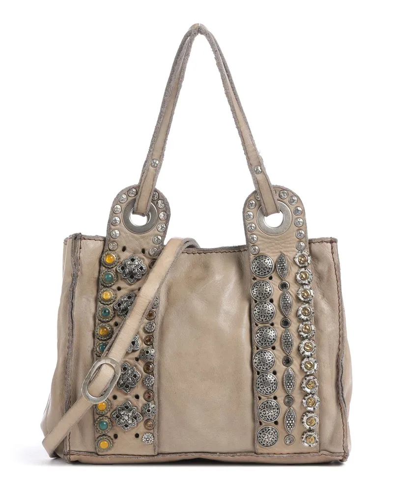 Campomaggi Umhängetasche in beige Beige