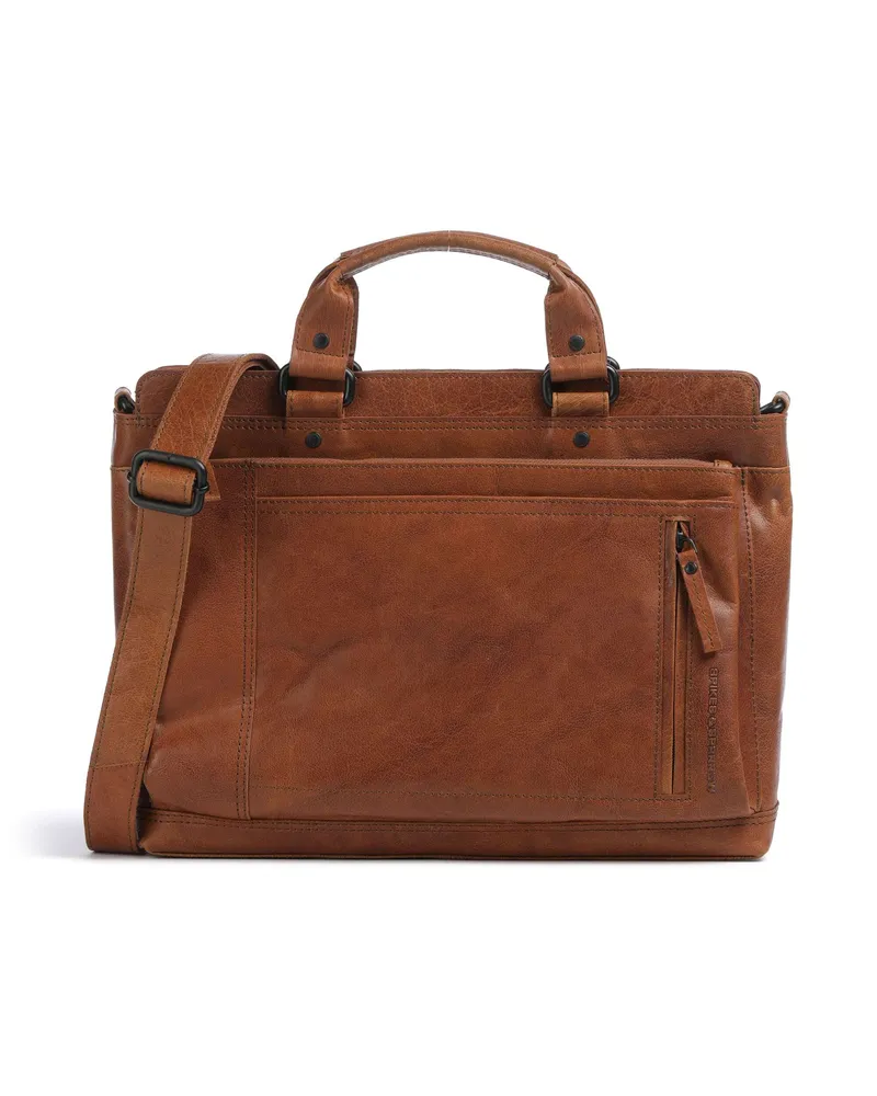 Spikes & Sparrow Aktentasche Bronco Bennie in braun Braun