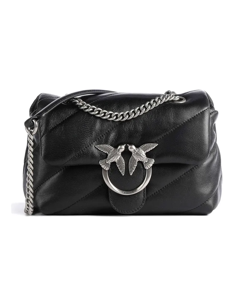 Pinko Schultertasche Love Puff Mini in schwarz Schwarz