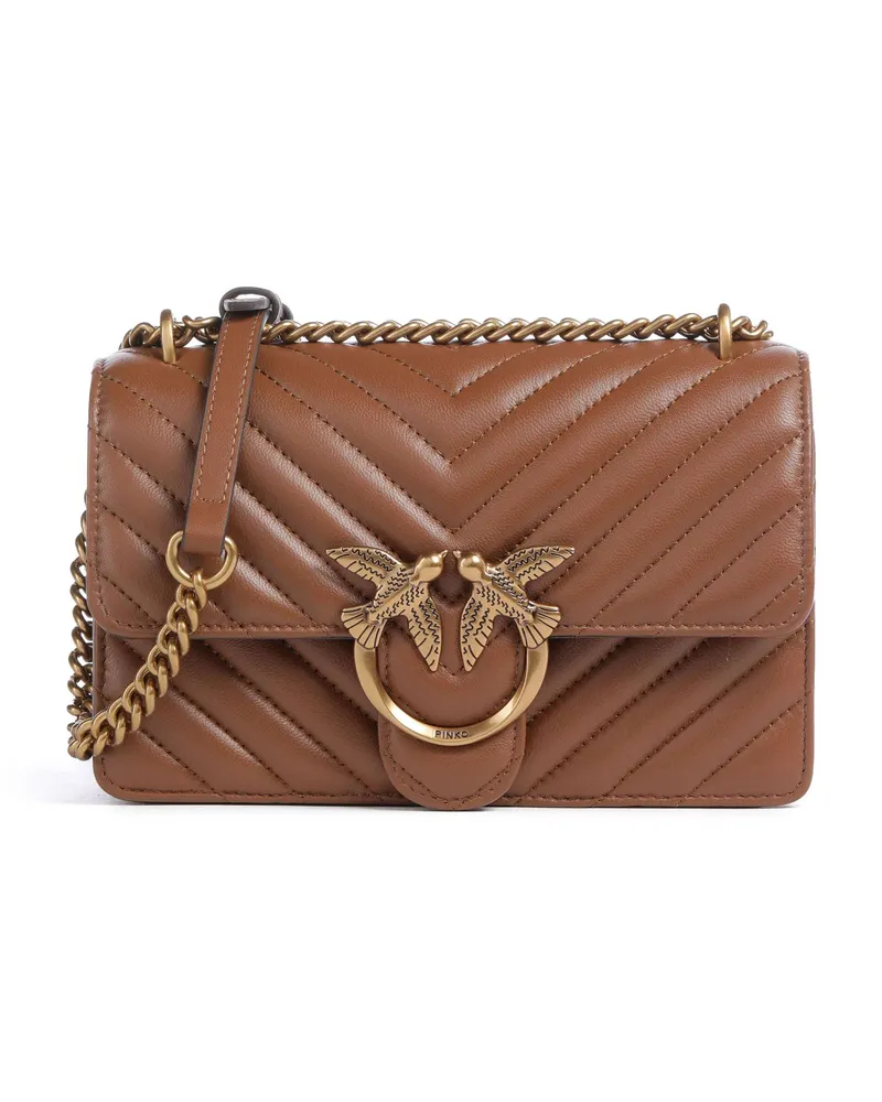 Pinko Schultertasche Love One Mini in braun Braun