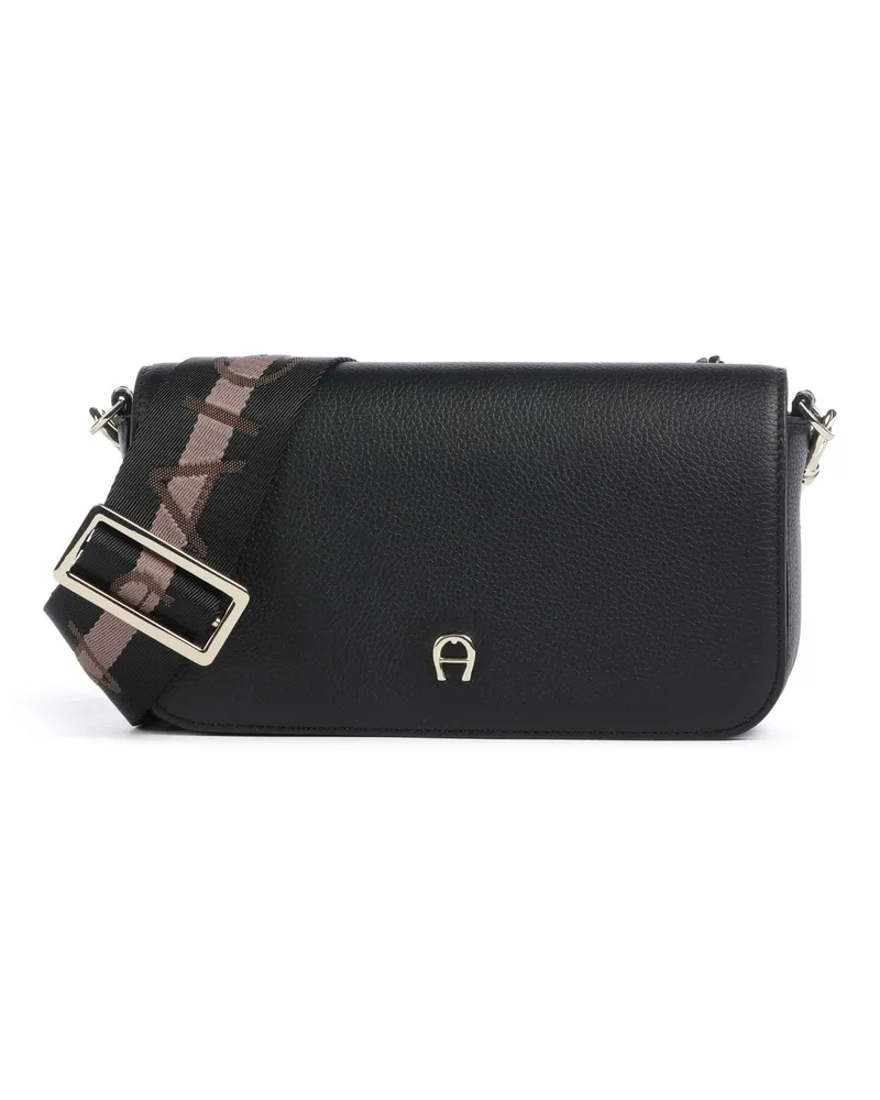 Aigner Umhängetasche Zita S in schwarz Schwarz