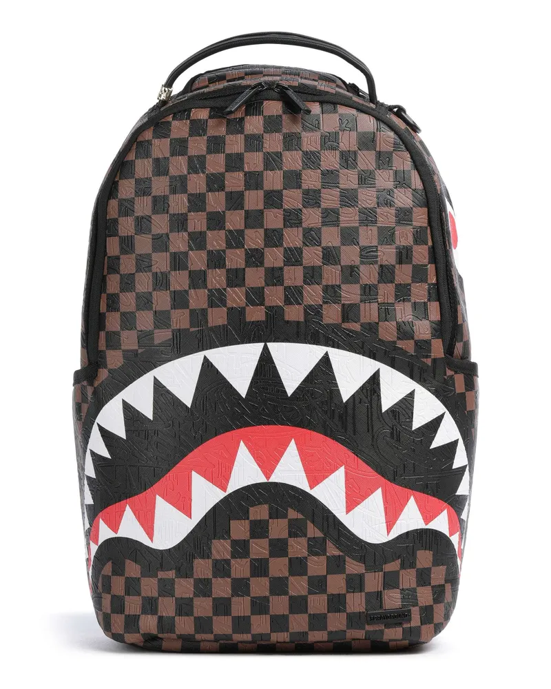 Sprayground Rucksack Check 2 Emboss in braun Braun