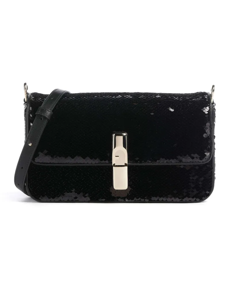 Furla Umhängetasche Iride S in schwarz Schwarz