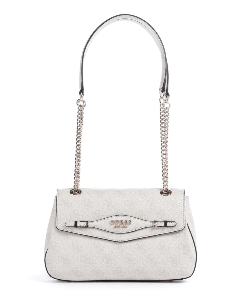 Guess Schultertasche Katya 4G Logo in weiß Weiß