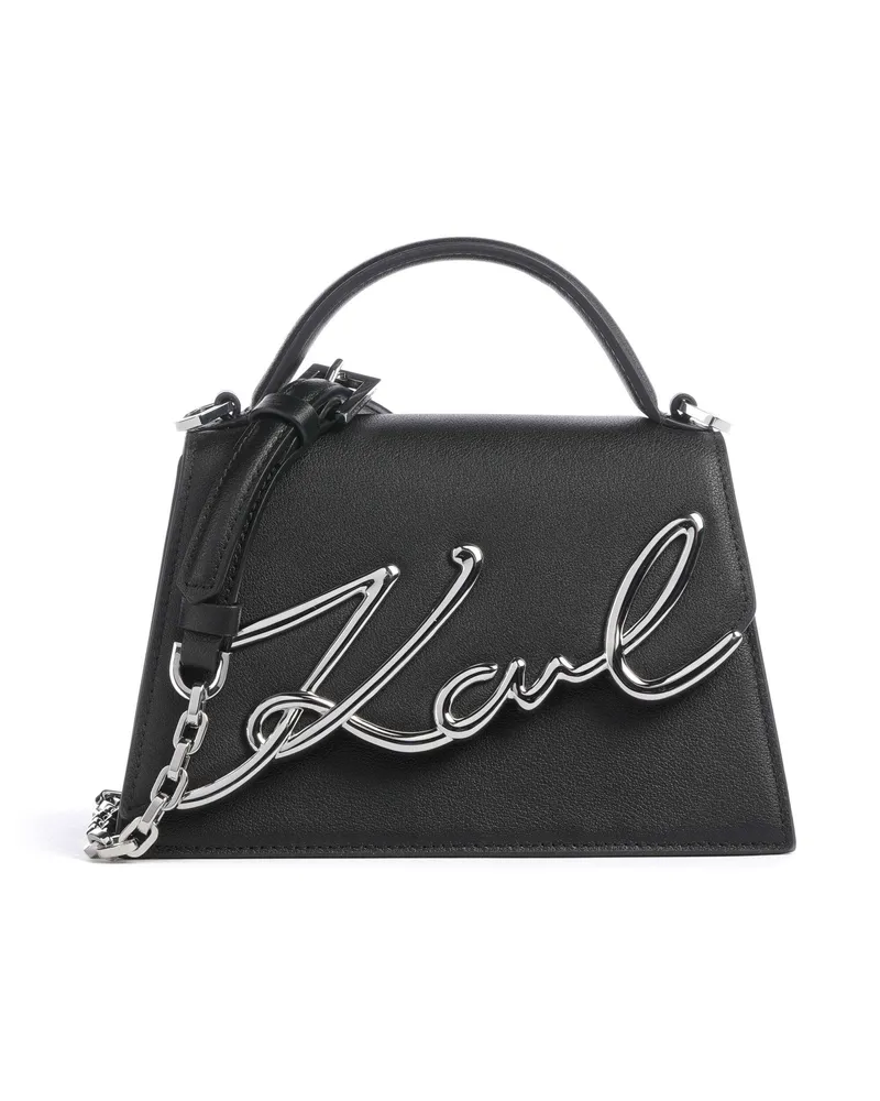 Karl Lagerfeld Handtasche K/Signature 2.0 in schwarz Schwarz