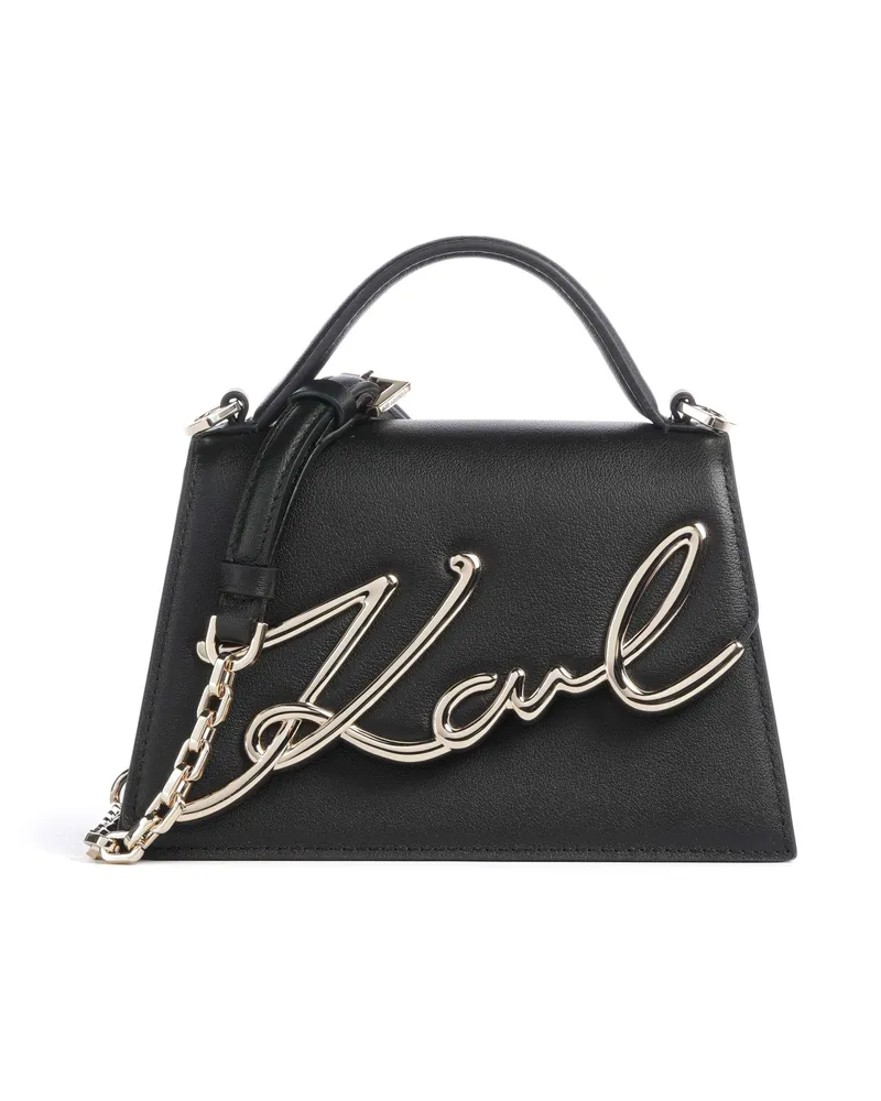 Karl Lagerfeld Handtasche K/Signature 2.0 in schwarz Schwarz