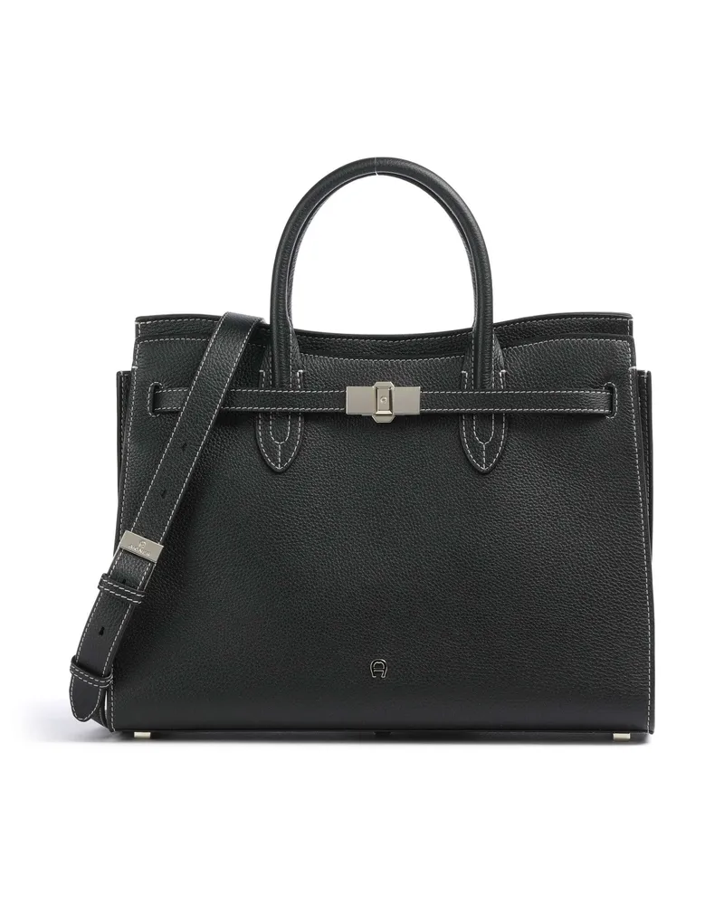 Aigner Handtasche Farah L in schwarz Schwarz