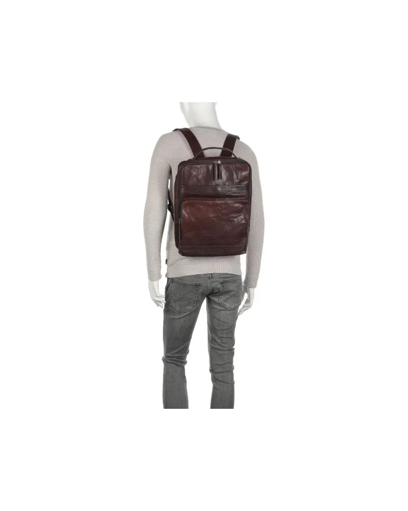 Spikes & Sparrow Bronco Rucksack dunkelbraun Braun