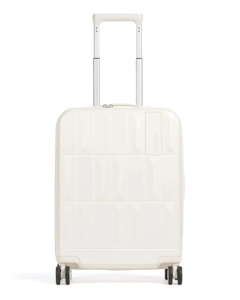 Travelite 4-Rollen Trolley Panello in weiß Weiß