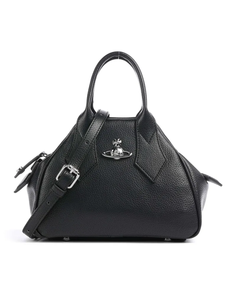 Vivienne Westwood Handtasche Yasmine Grain Small in schwarz Schwarz