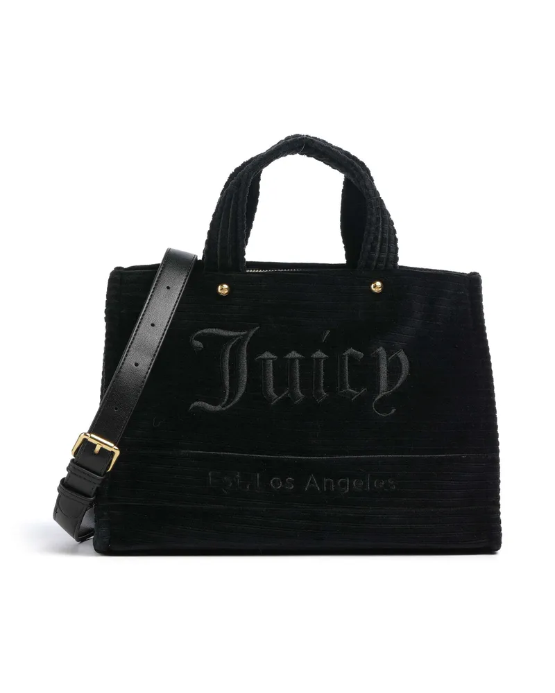 Juicy Couture Handtasche Iris Velvet M in schwarz Schwarz