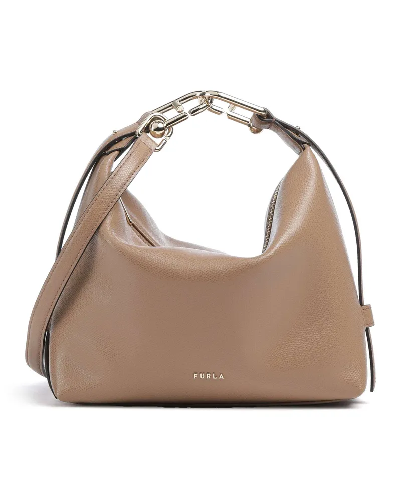 Furla Schultertasche Tonie Mini in braun Braun