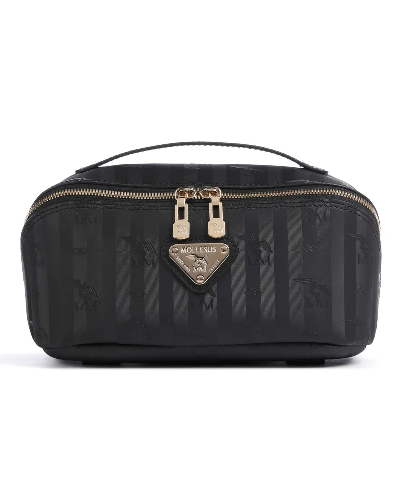 Maison Mollerus Kulturbeutel Vinerus Servaz in schwarz Schwarz