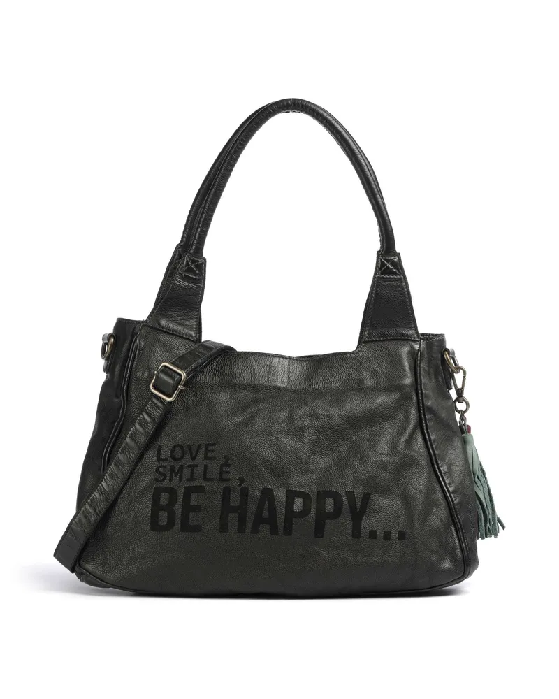 Taschendieb Wien Schultertasche Glücksbrücke 3 in oliv Oliv