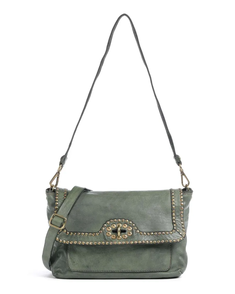 Campomaggi Schultertasche in grün Grün