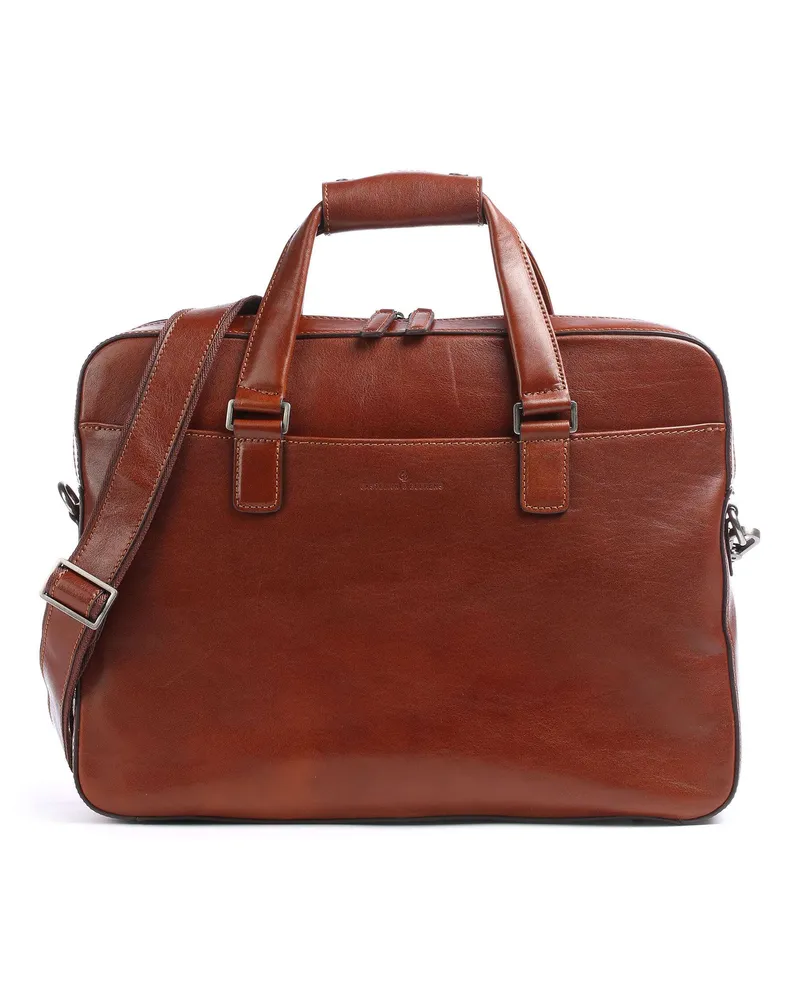 Castelijn & Beerens Aktentasche Gaucho Ted in braun Braun