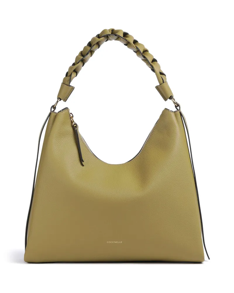 Coccinelle Beuteltasche Boheme Grana Double in oliv Oliv