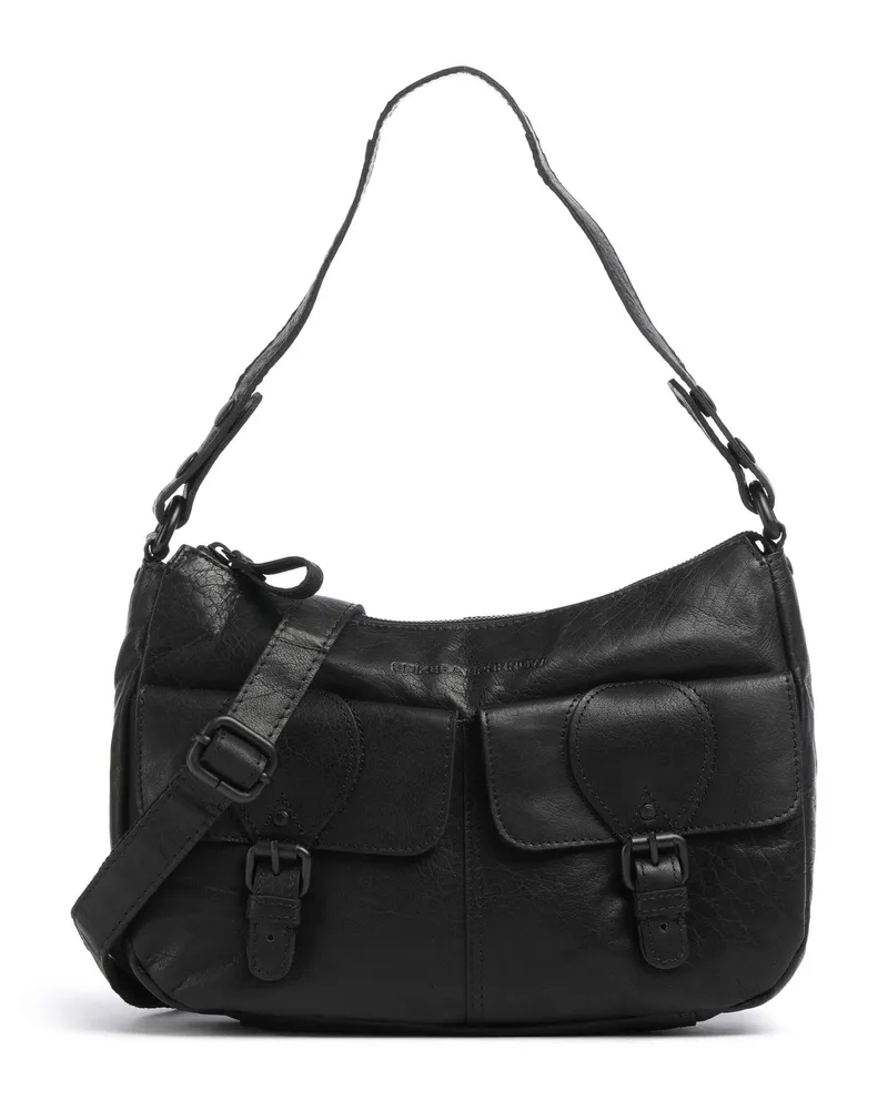 Spikes & Sparrow Schultertasche Bronco Ceileigh in schwarz Schwarz