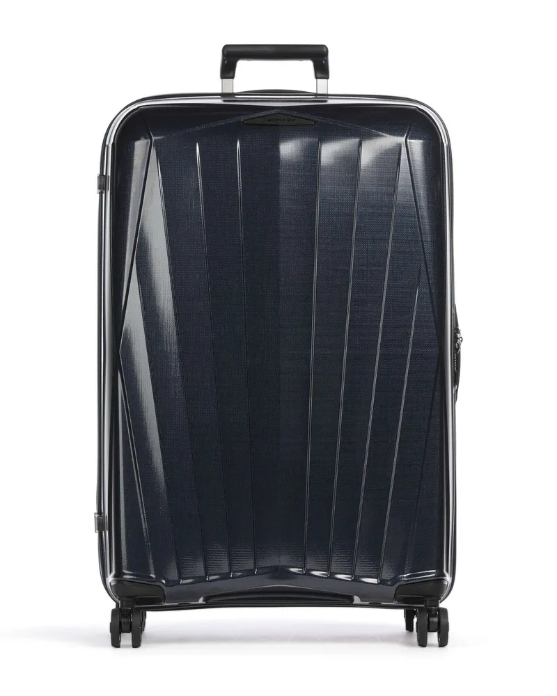 Samsonite 4-Rollen Trolley Major-Lite in blau Blau