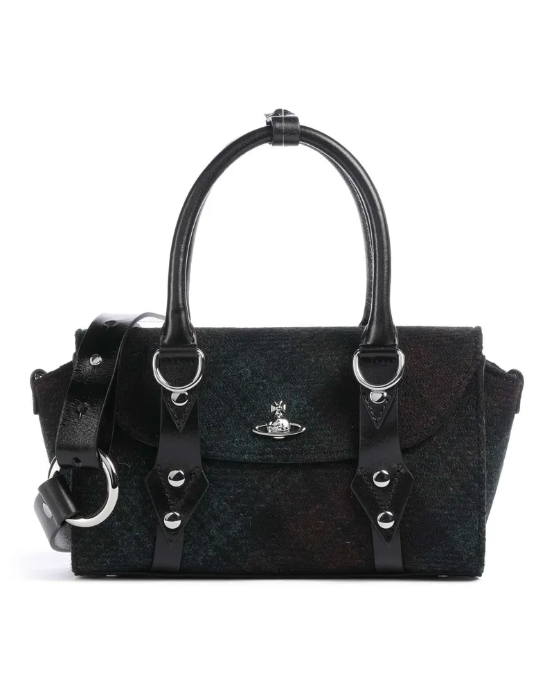 Vivienne Westwood Handtasche Bettina Harris Tweed Check Mini in mehrfarbig Mehrfarbig