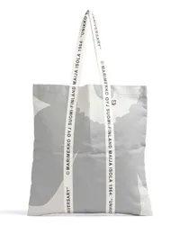 Marimekko Carrier Midi Unikko Shopper grau Grau