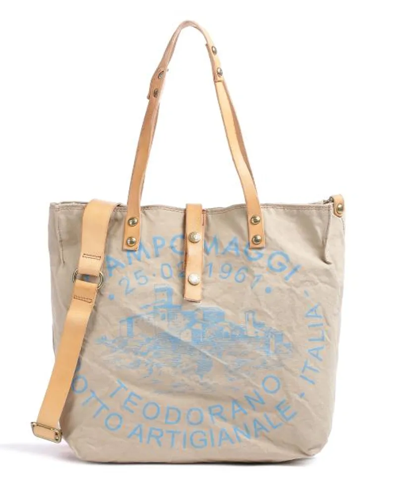 Campomaggi Shopper beige/blau Beige