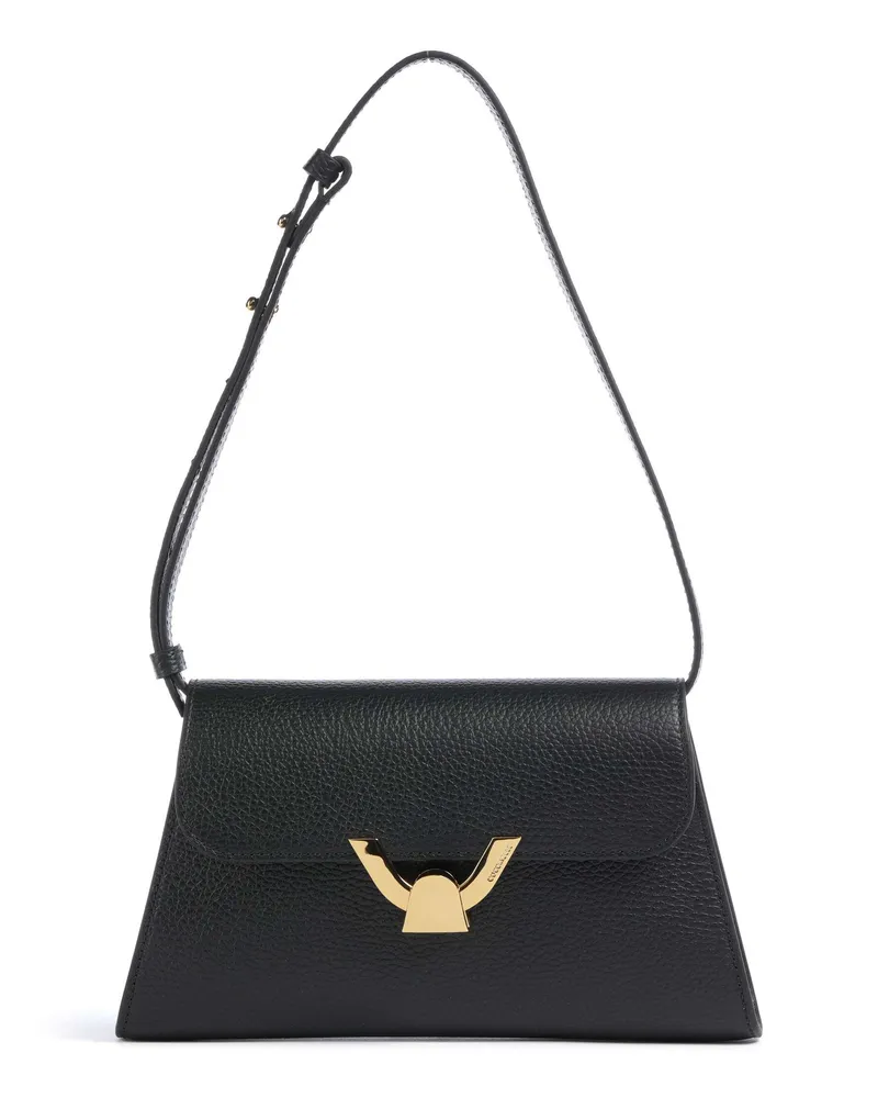 Coccinelle Schultertasche Dew in schwarz Schwarz