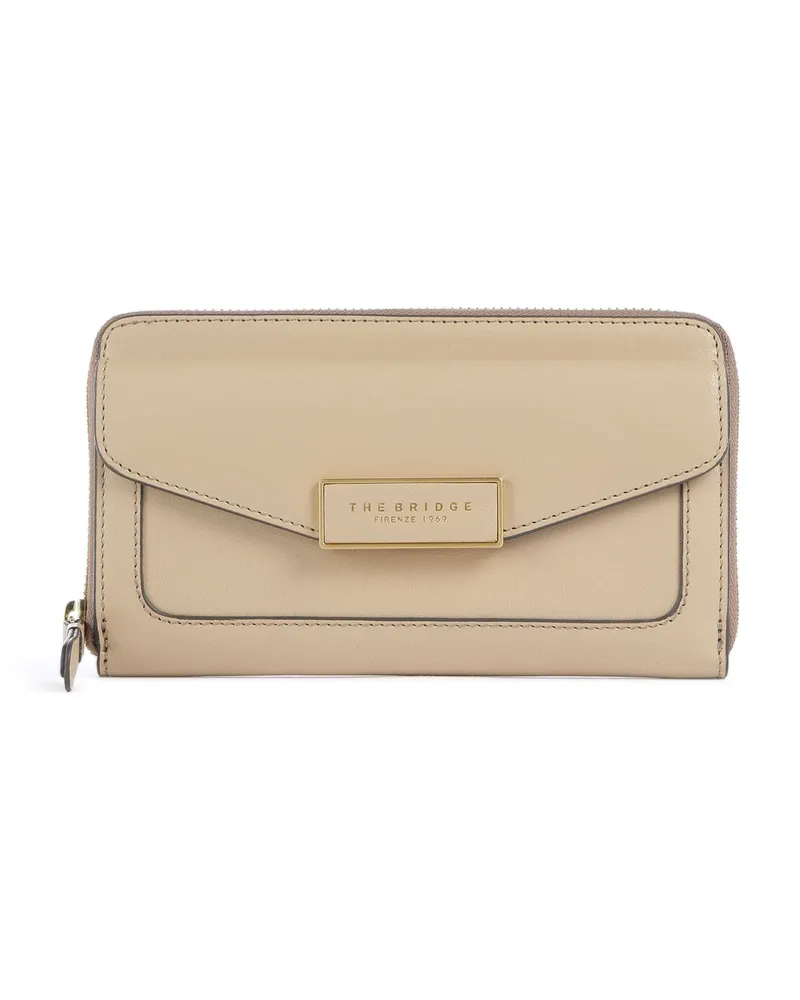 The Bridge Geldbörse Ginevra RFID in beige Beige