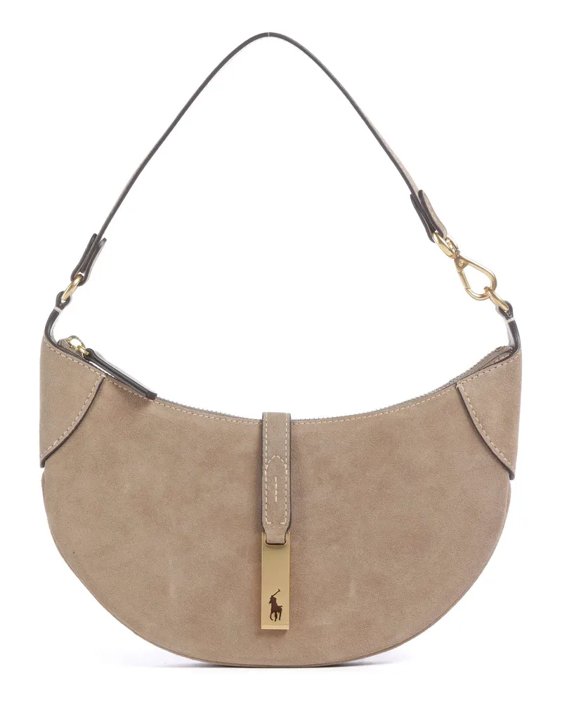 Ralph Lauren Schultertasche ID Collection Small in beige Beige