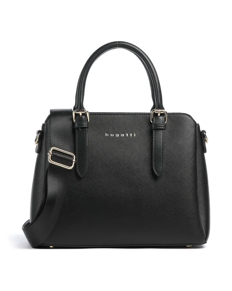 Bugatti Handtasche Ella in schwarz Schwarz