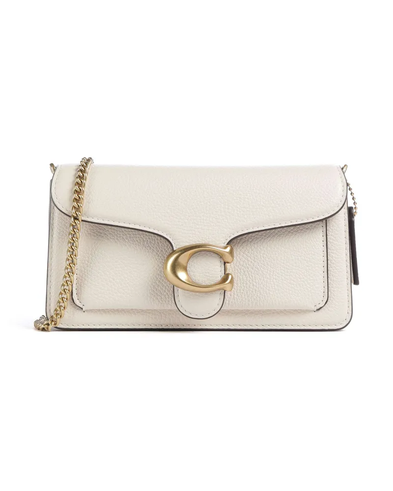 Coach Umhängetasche Tabby Chain 19 in elfenbein Beige