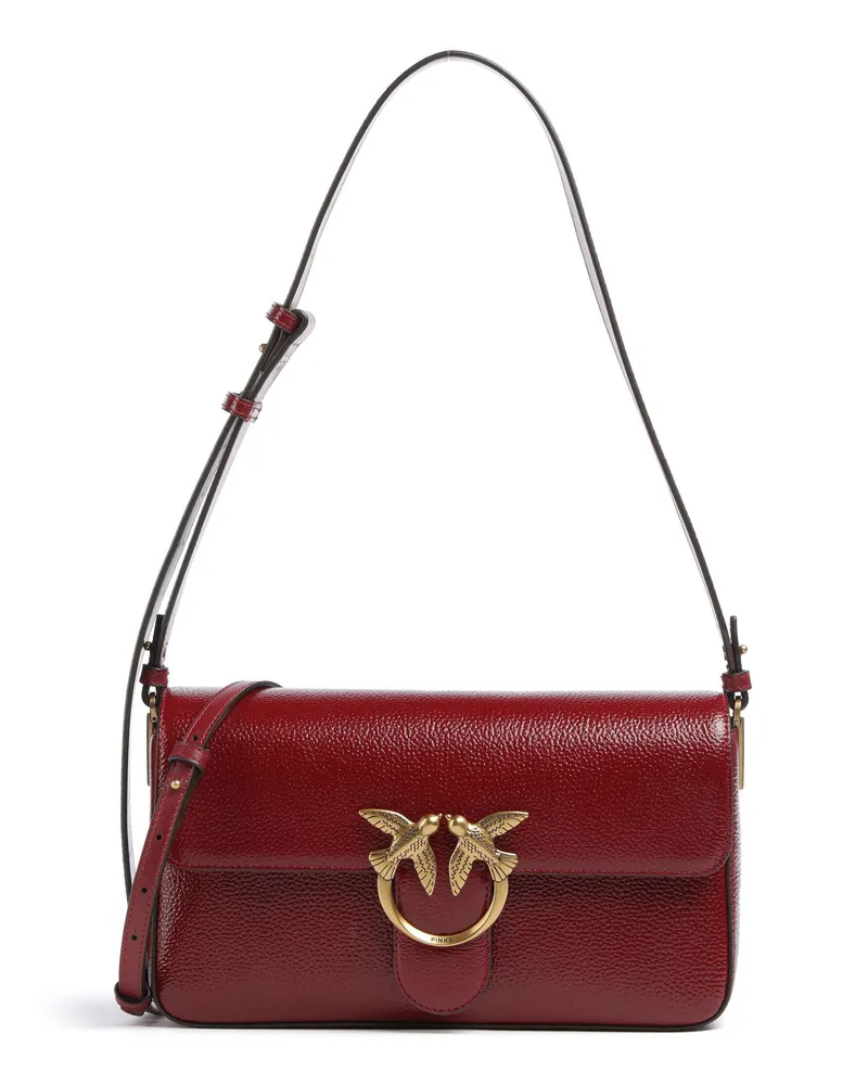 Pinko Schultertasche Love One Classic Slouchy in rot Rot