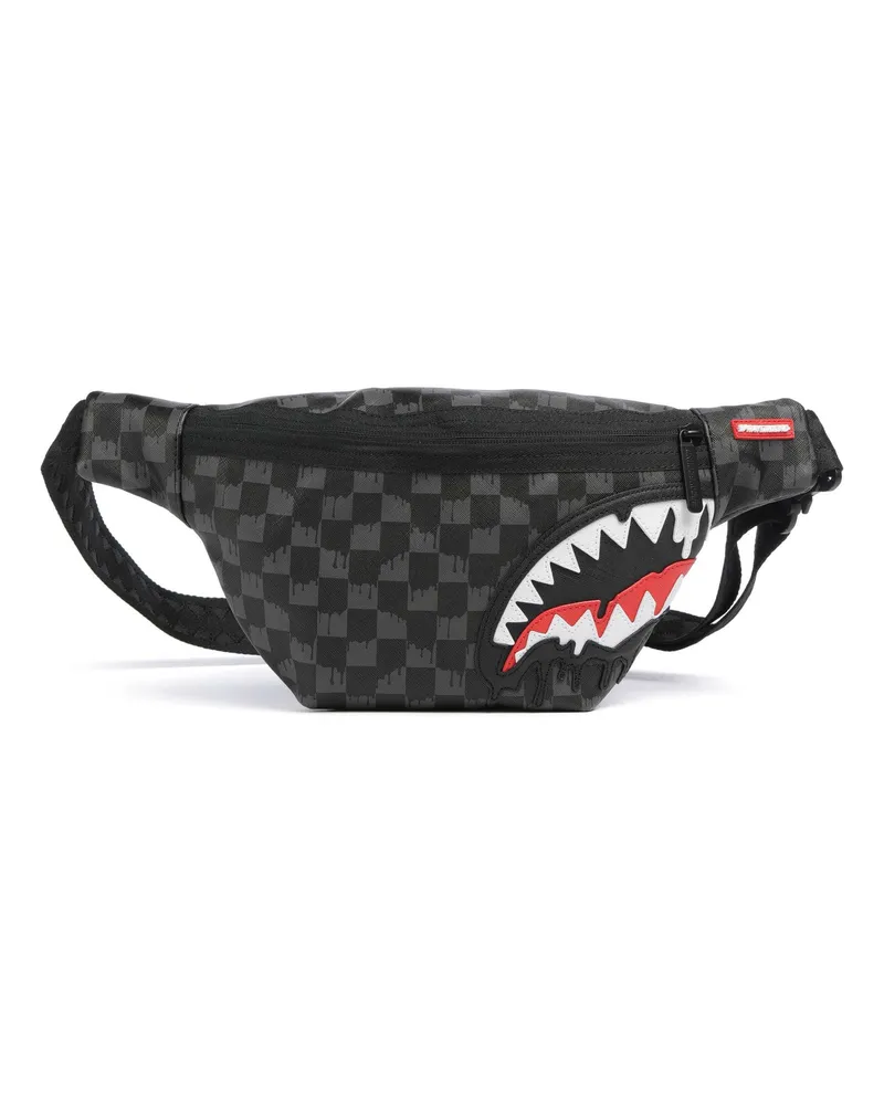 Sprayground Gürteltasche Dripping Sharks in Paris in schwarz Schwarz