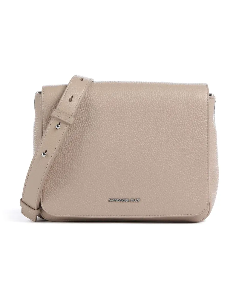 Mandarina Duck Schultertasche Mellow Leather in grau Grau