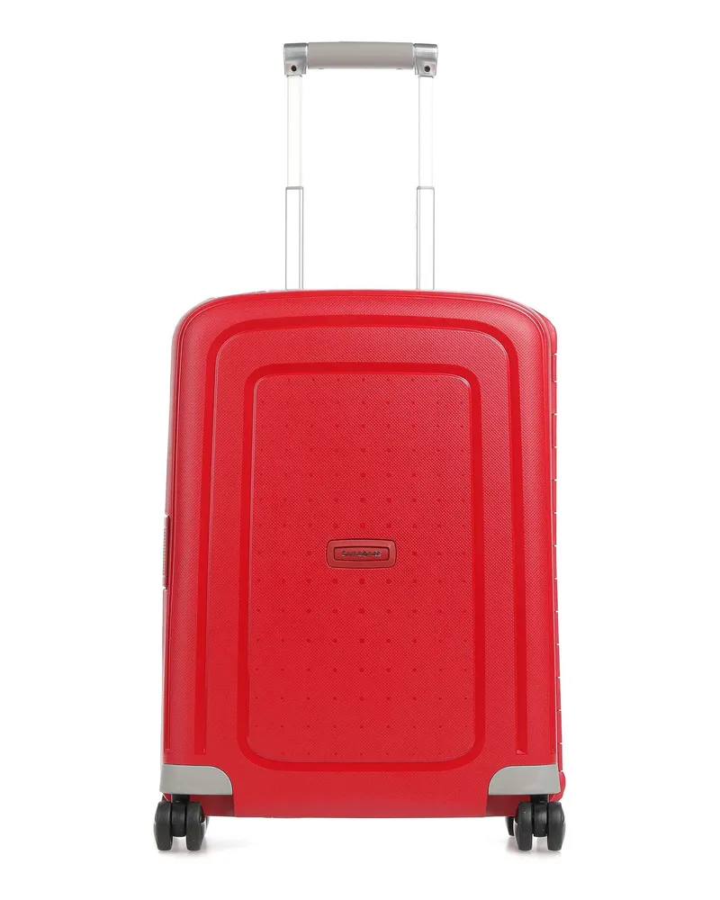 Samsonite 4-Rollen Trolley SCure in rot Rot