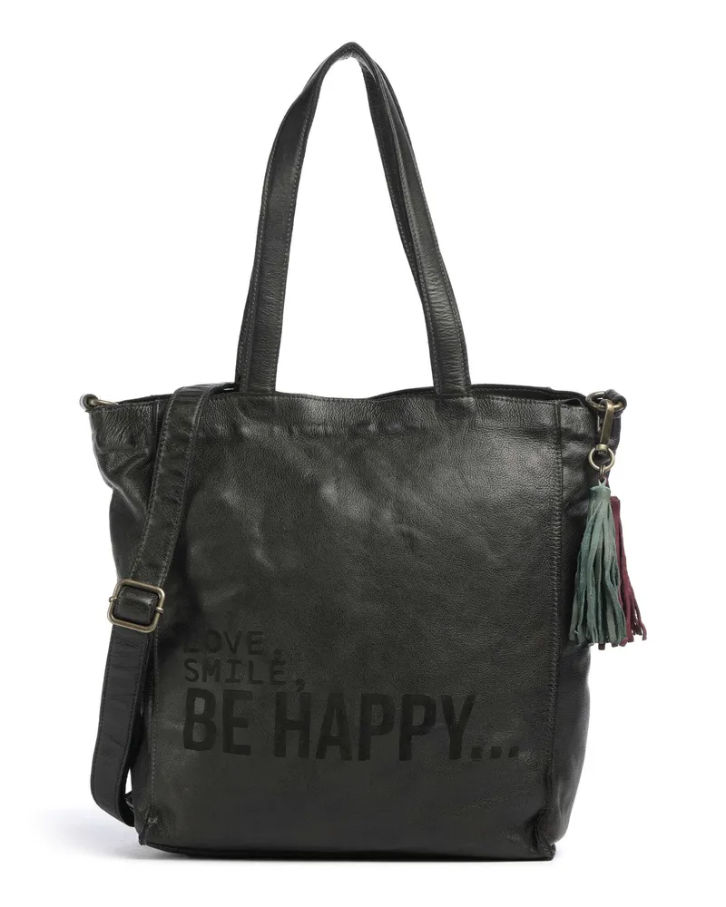 Taschendieb Wien Shopper Glücksbrücke 2 in oliv Oliv