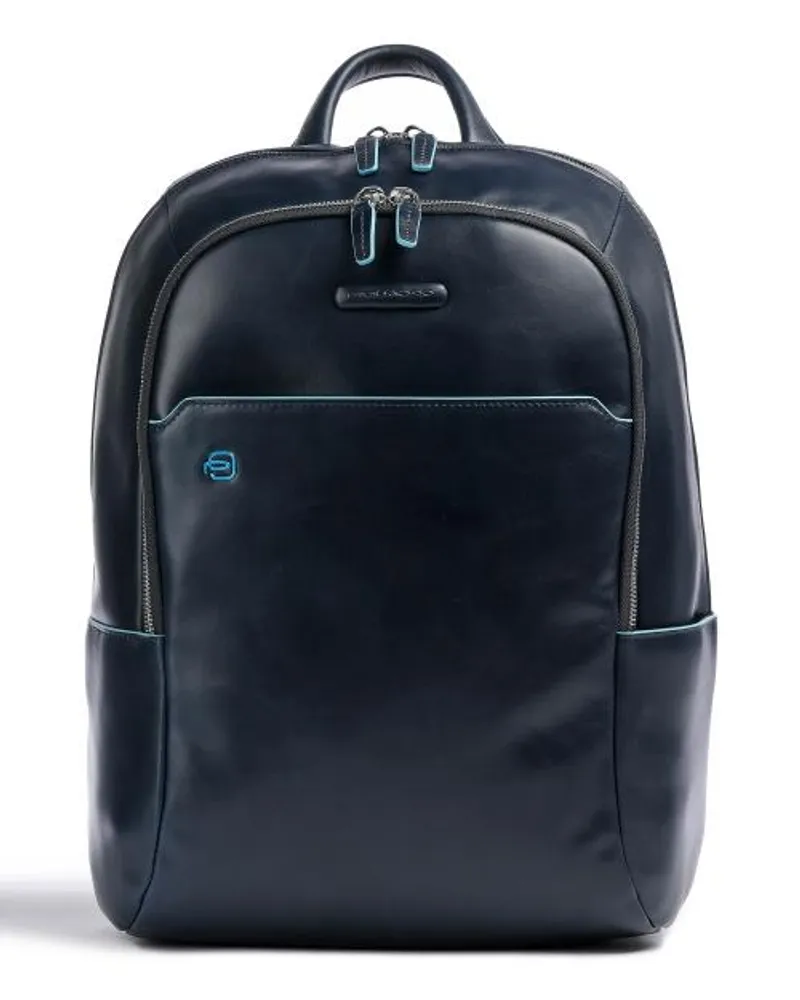 Piquadro Blue Square Laptop-Rucksack dunkelblau Blau