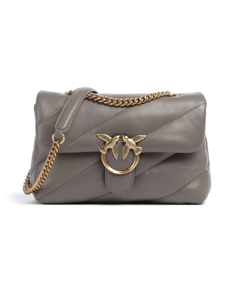 Pinko Schultertasche Love Puff Classic in grau Grau