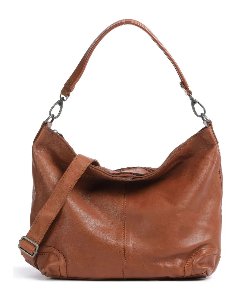 The Chesterfield Brand Beuteltasche Washed Waxed Cow Bolivia in braun Braun