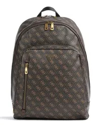 Guess Milano Rucksack dunkelbraun Braun