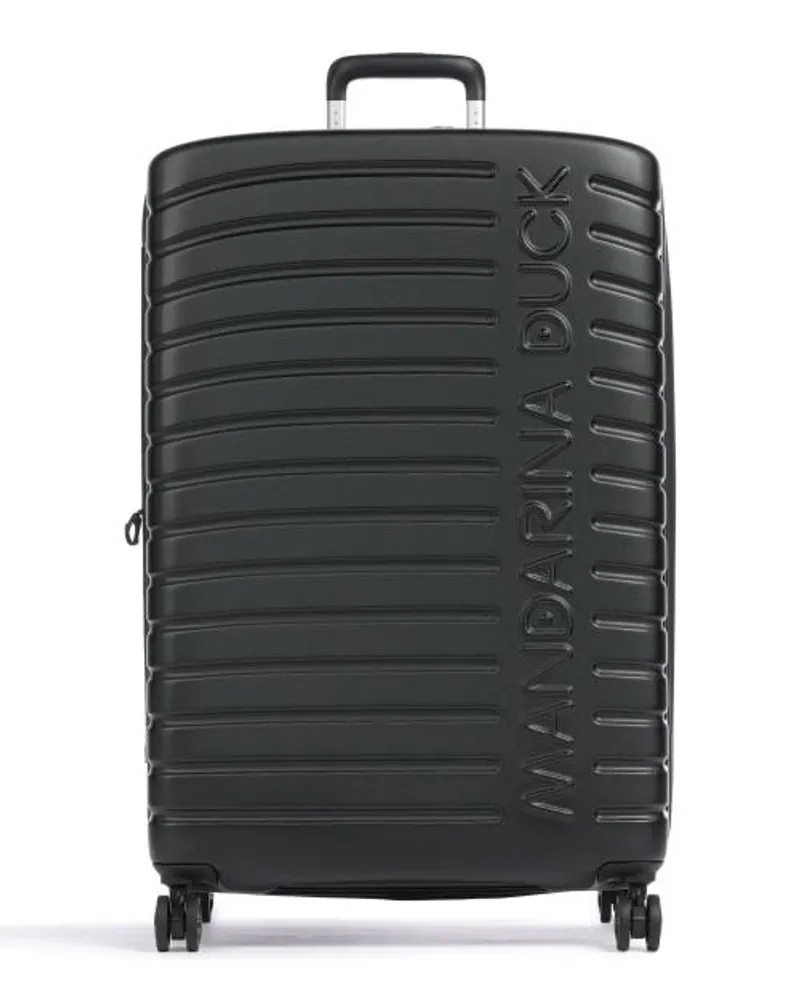 Mandarina Duck Flyduck 4-Rollen Trolley schwarz Schwarz