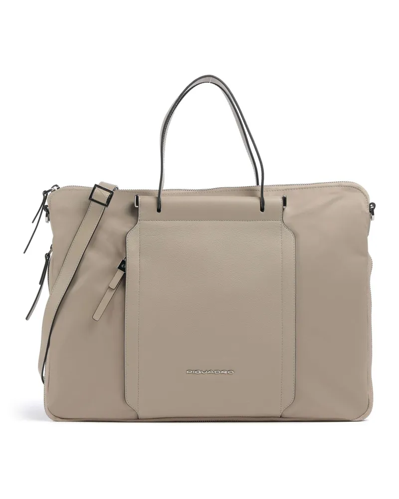Piquadro Aktentasche W92T in beige Beige
