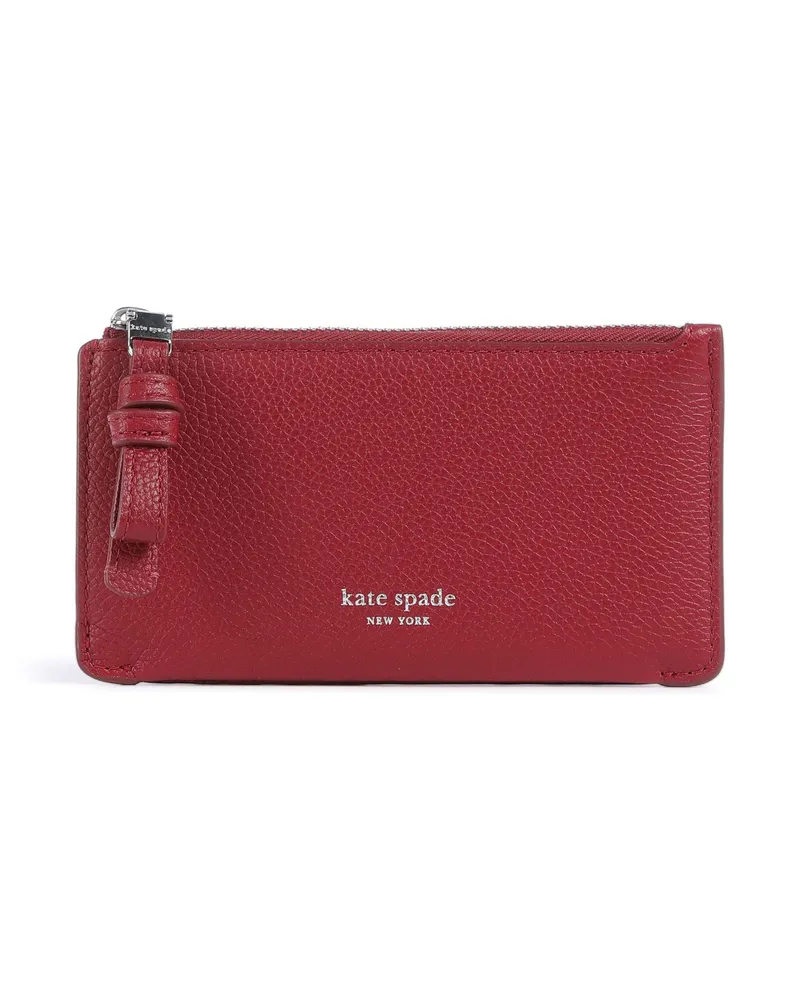 Kate Spade Kreditkartenetui Loop in rot Rot