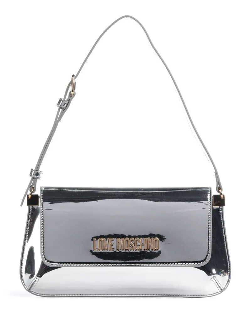 Moschino Schultertasche Smart Daily in silber Silber