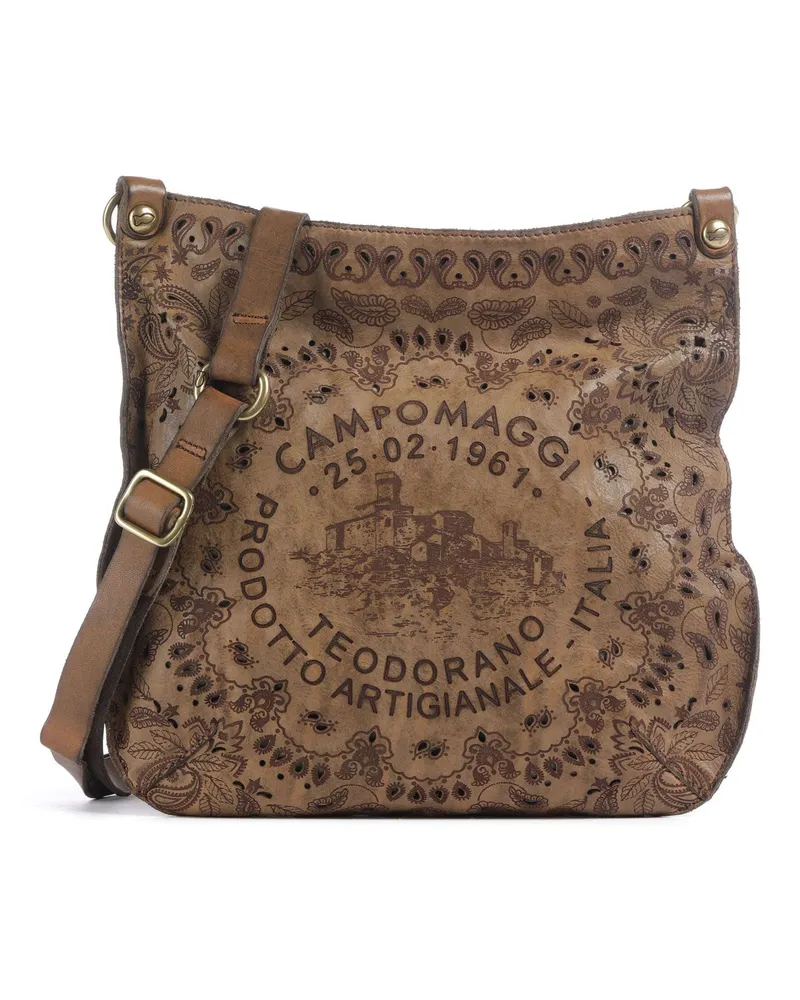 Campomaggi Schultertasche in oliv Oliv