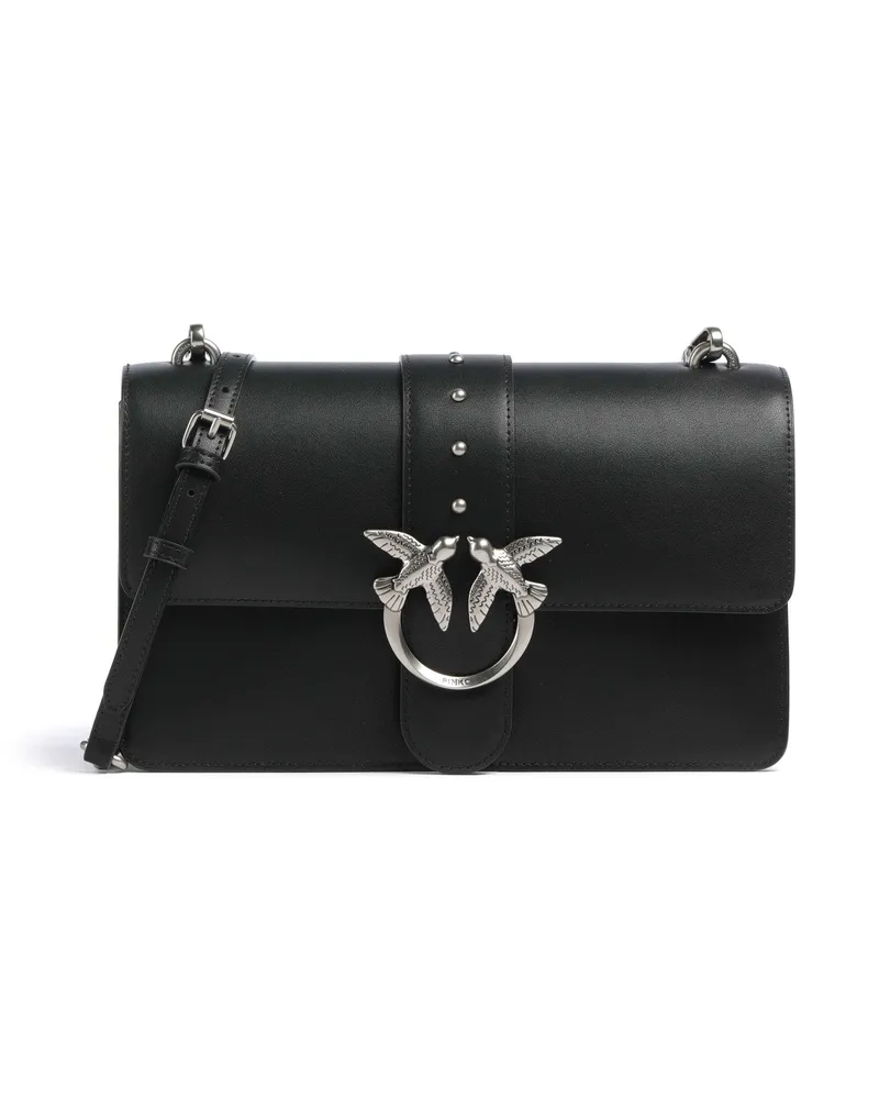Pinko Umhängetasche Love One Classic in schwarz Schwarz