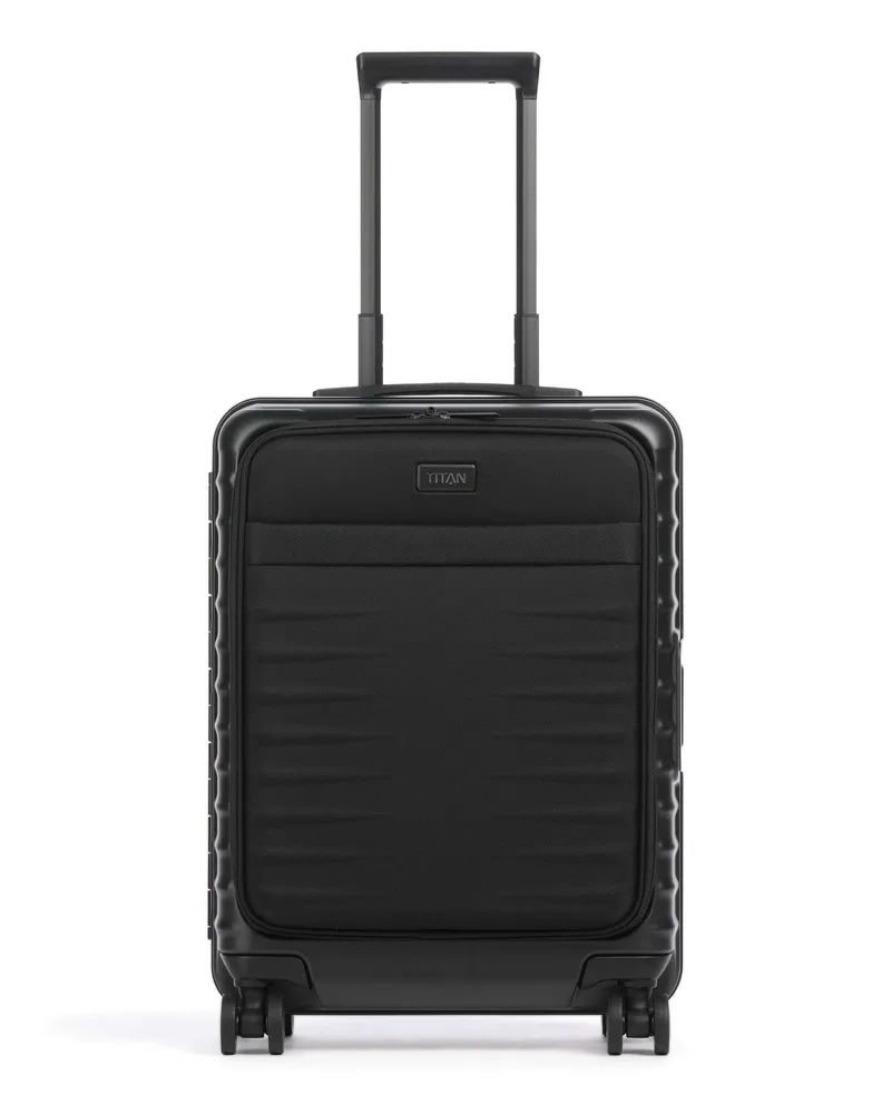 Titan 4-Rollen Trolley Overseas in schwarz Schwarz